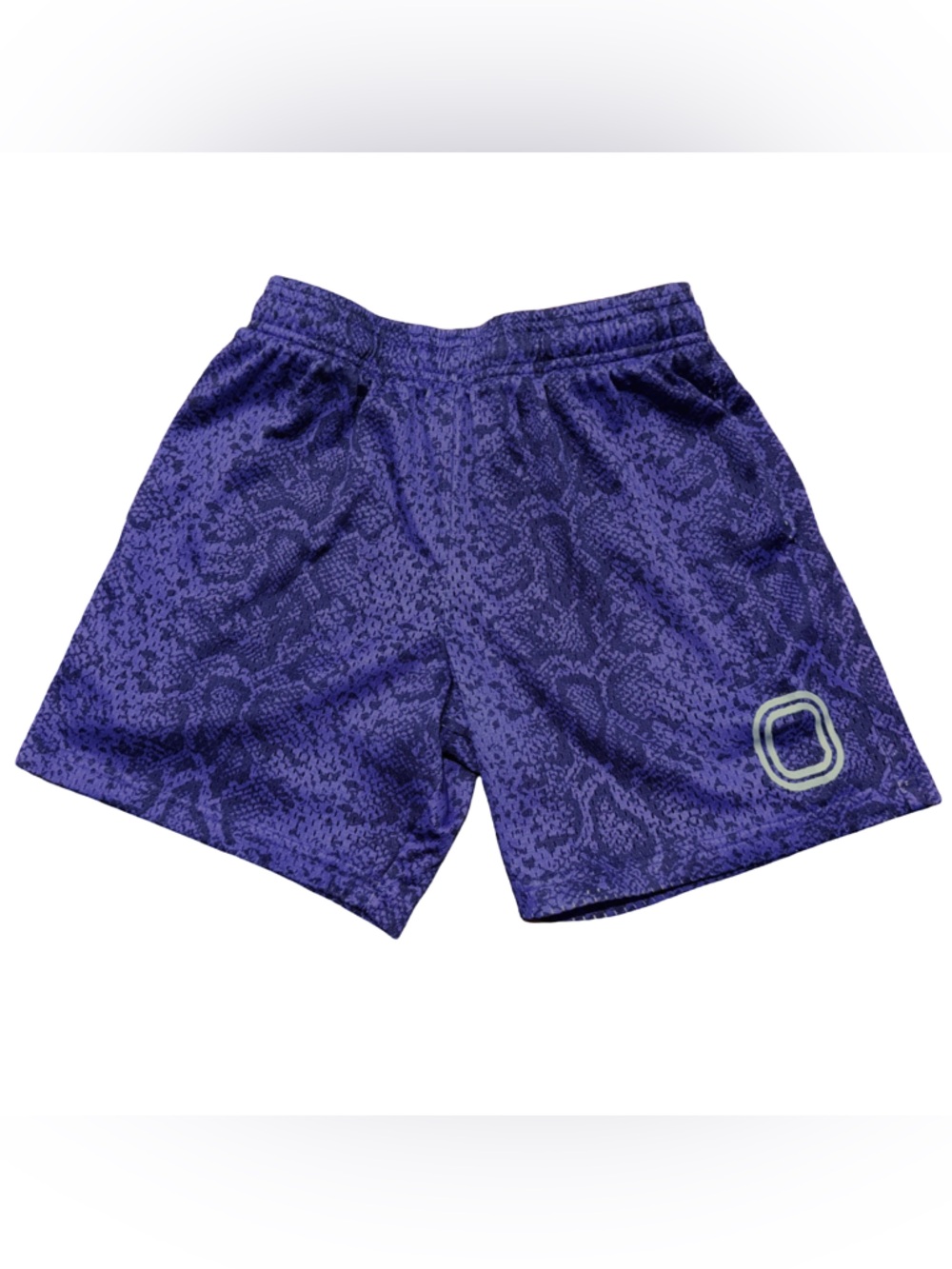 Overtime purple/black snakeskin patterned shorts YXL excellent condition